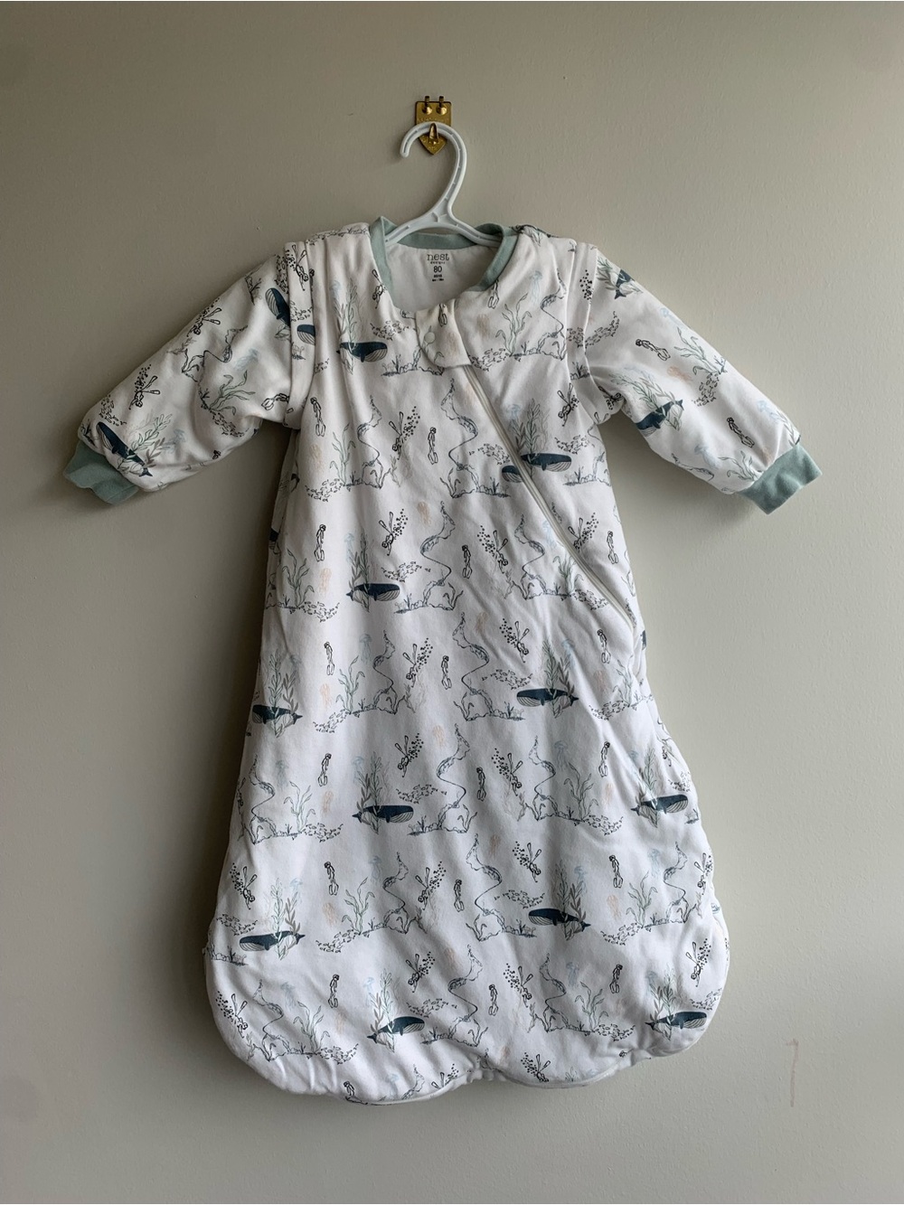 Baby | Nest Design 3.5 TOG Sleep Sack 6-18 Months, Sea Life Print - AS IS
